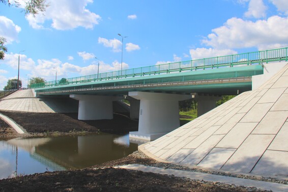 Завершены работы на мосту через р. Ицка