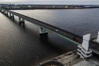 Краснофлотский мост в г. Архангельске
