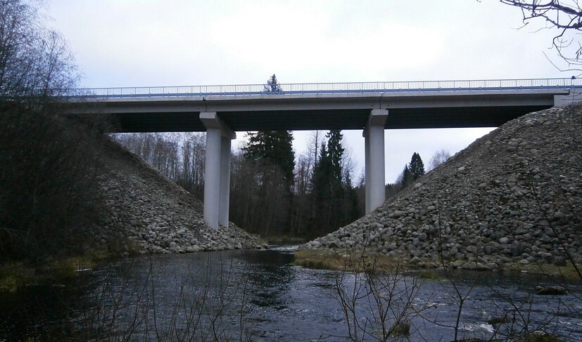 Композитное ограждение УПО-М, тип МСТ3_ihalanijoki6